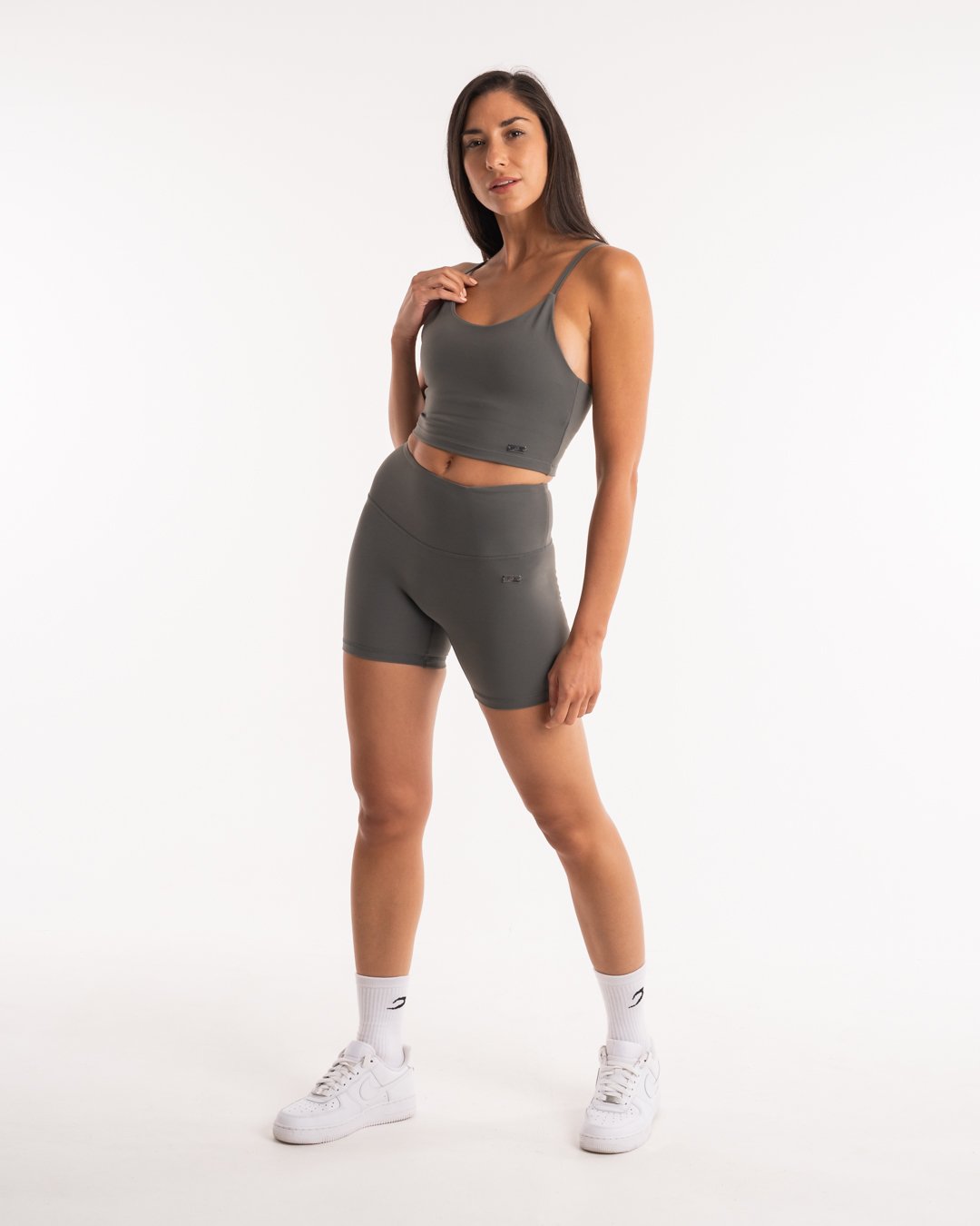 Delia Cycling Shorts - Khaki