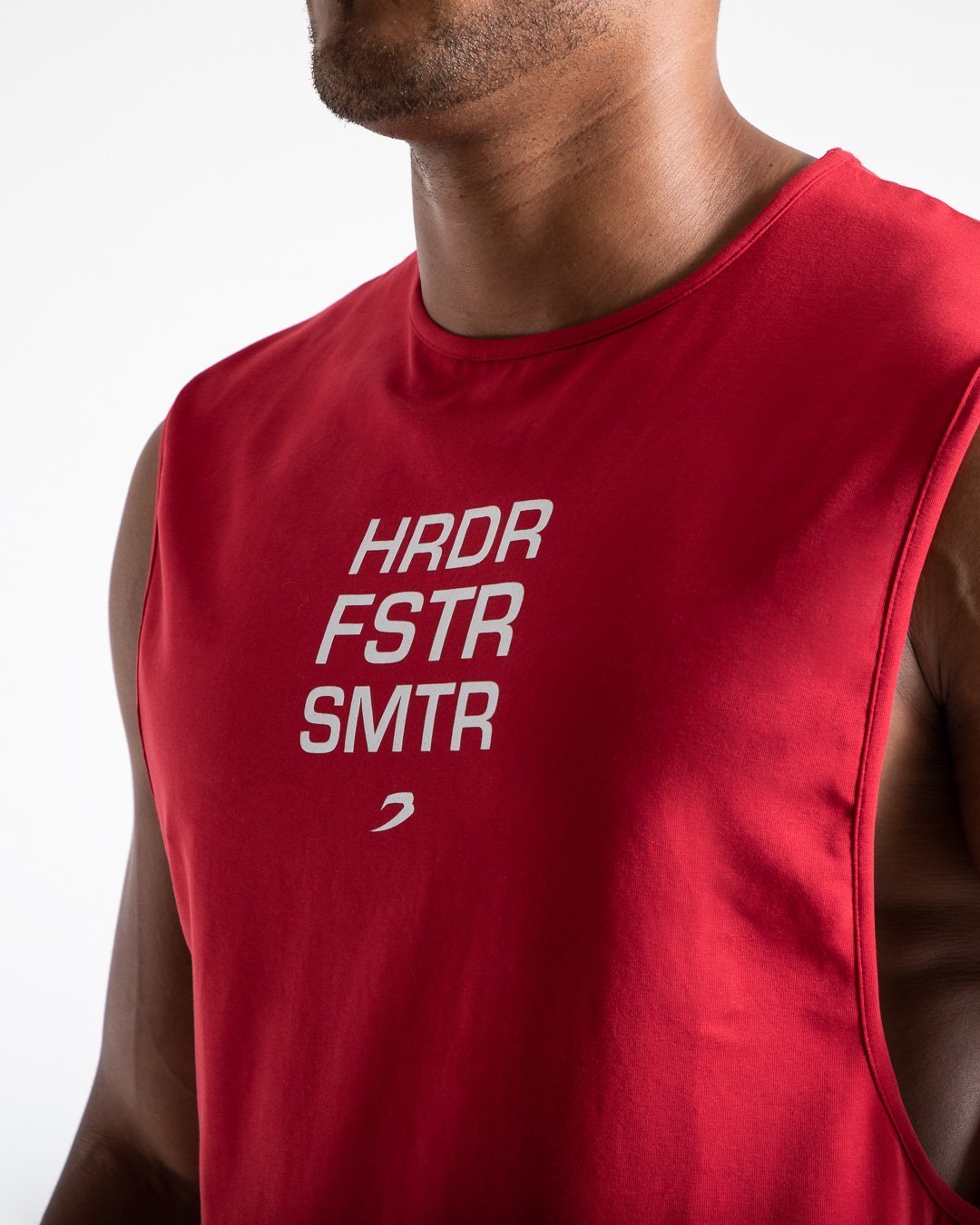 HRDR FSTR SMTR Muscle Tank - Red