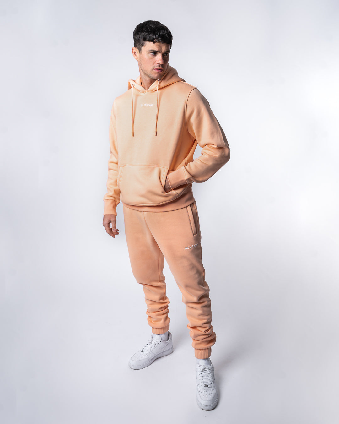 Johnson Hoodie - Salmon | BOXRAW