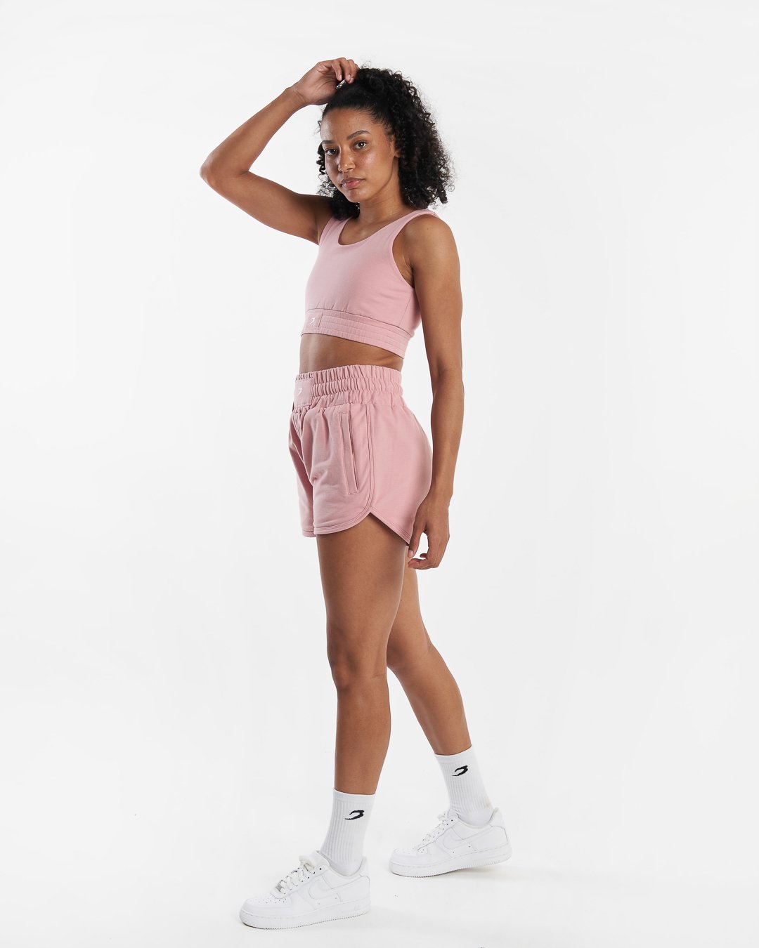 Kim Boxing Style Cotton Shorts - Pink | BOXRAW