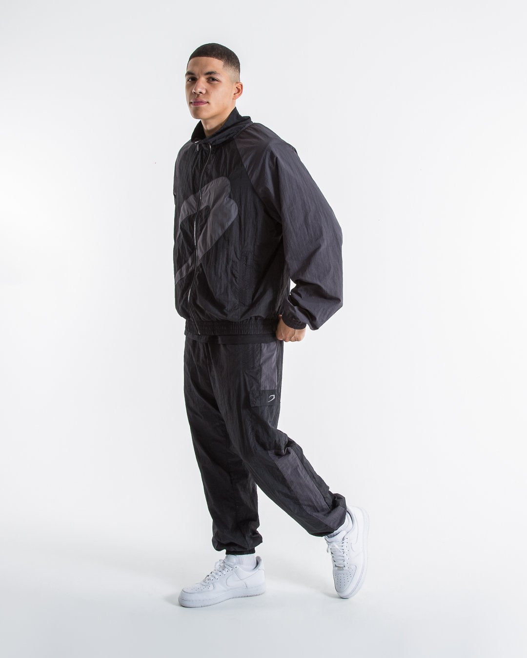 Walker Track Bottoms - Triple Black - BOXRAW