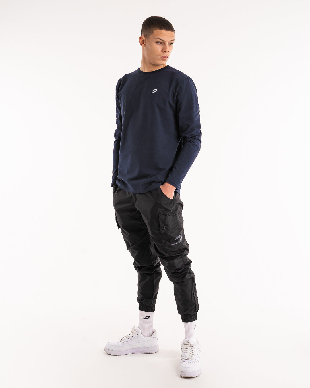 Strike Long Sleeve T-Shirt - Navy