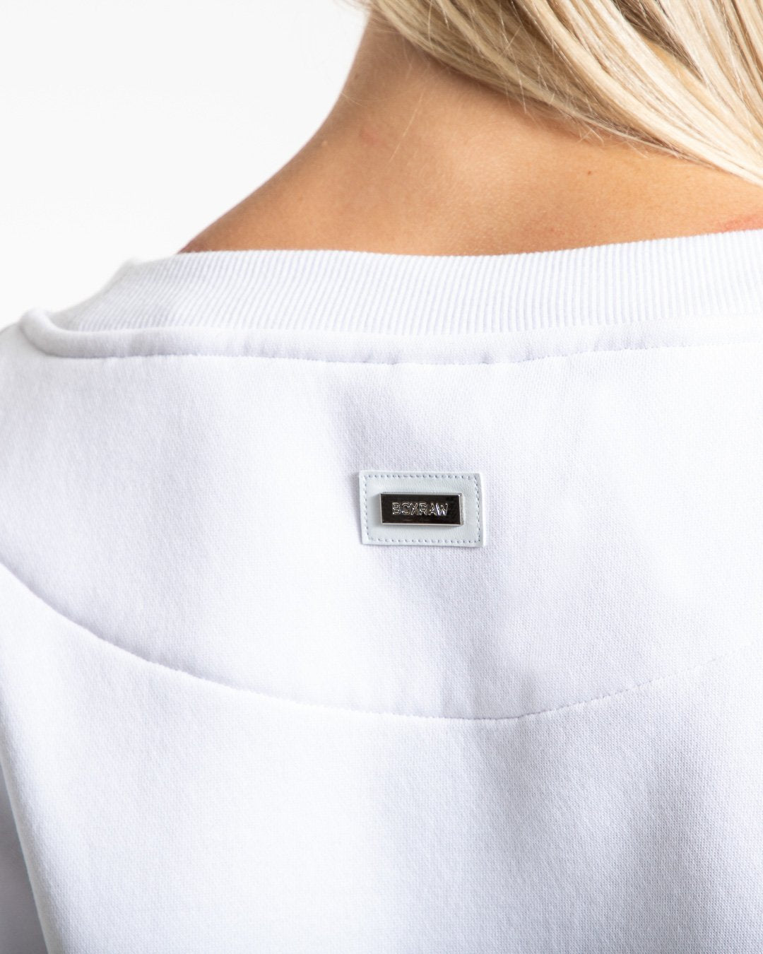 Johnson Cropped Sweatshirt - White