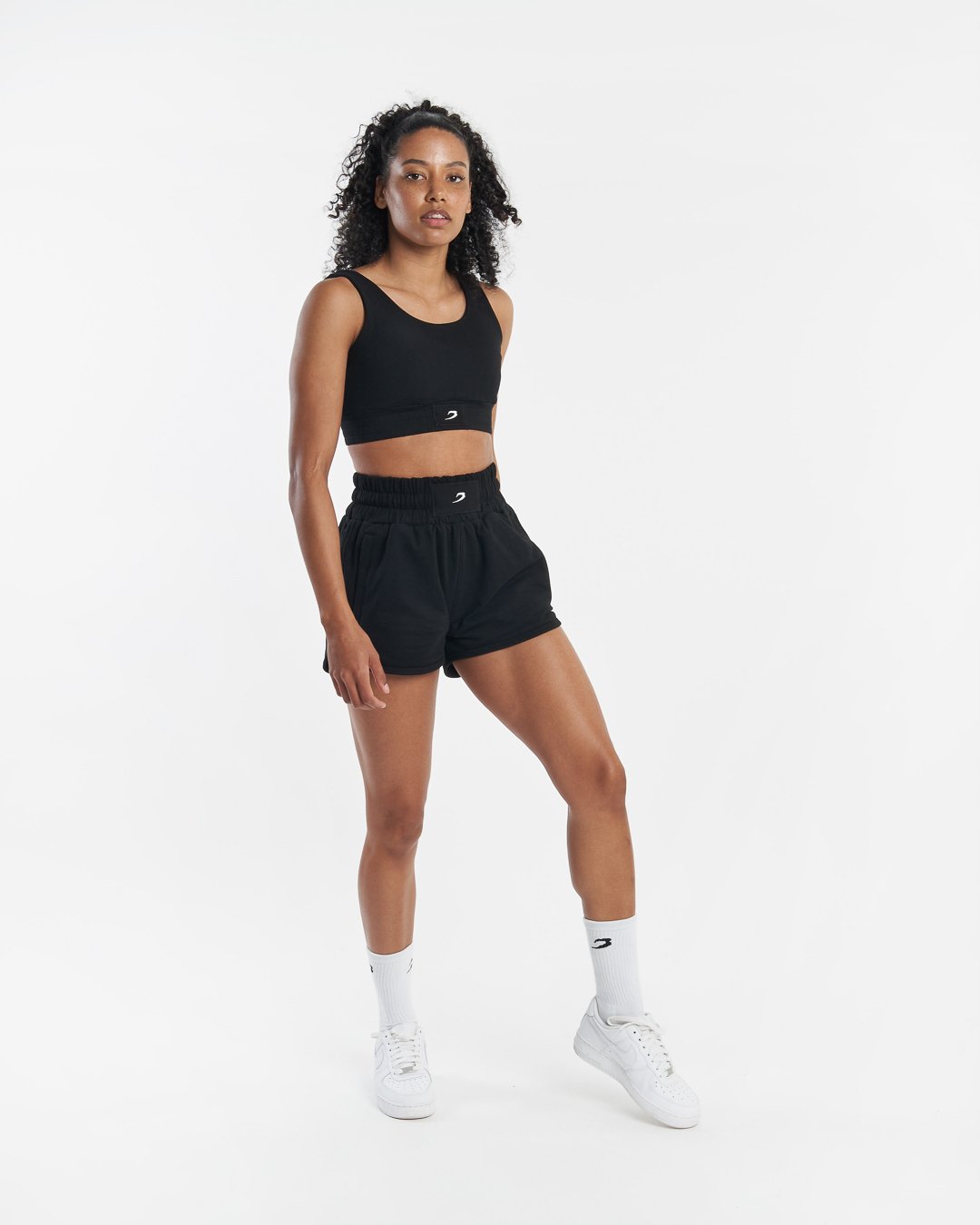 Kim Crop Top - Black | BOXRAW
