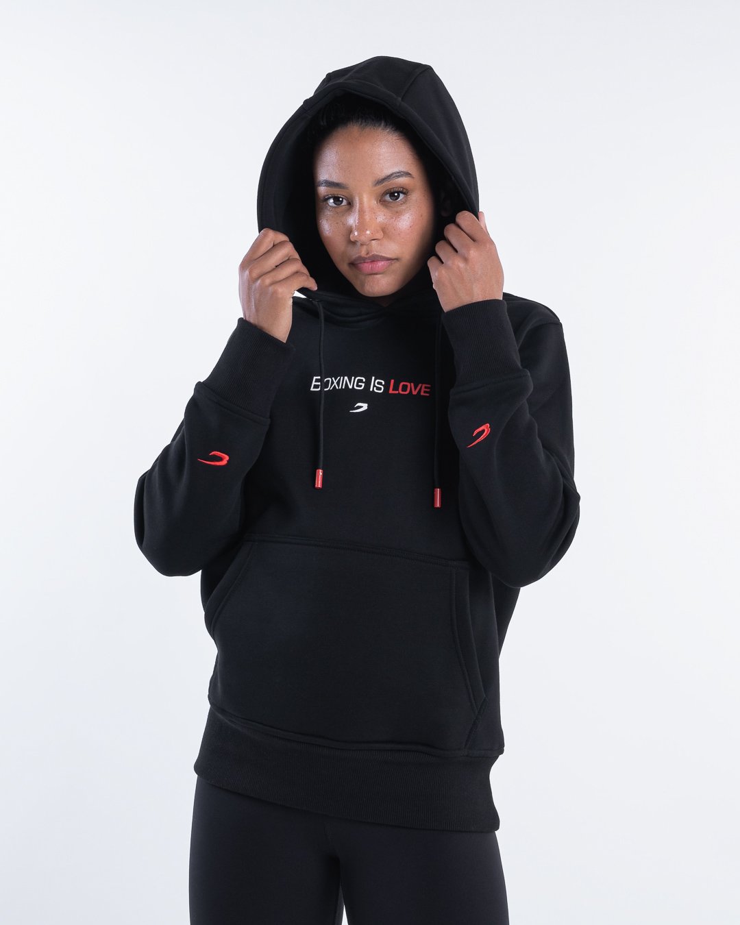 Boxing Is Love Hoodie - Black | BOXRAW