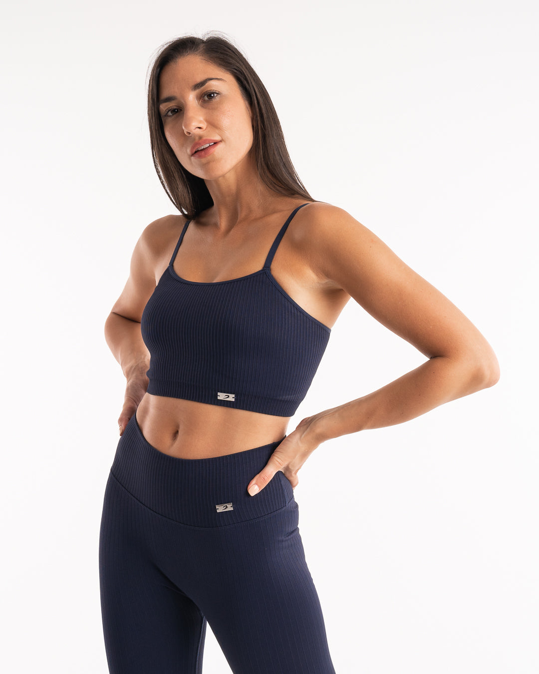 Alejandra Tank Bra - Navy | BOXRAW