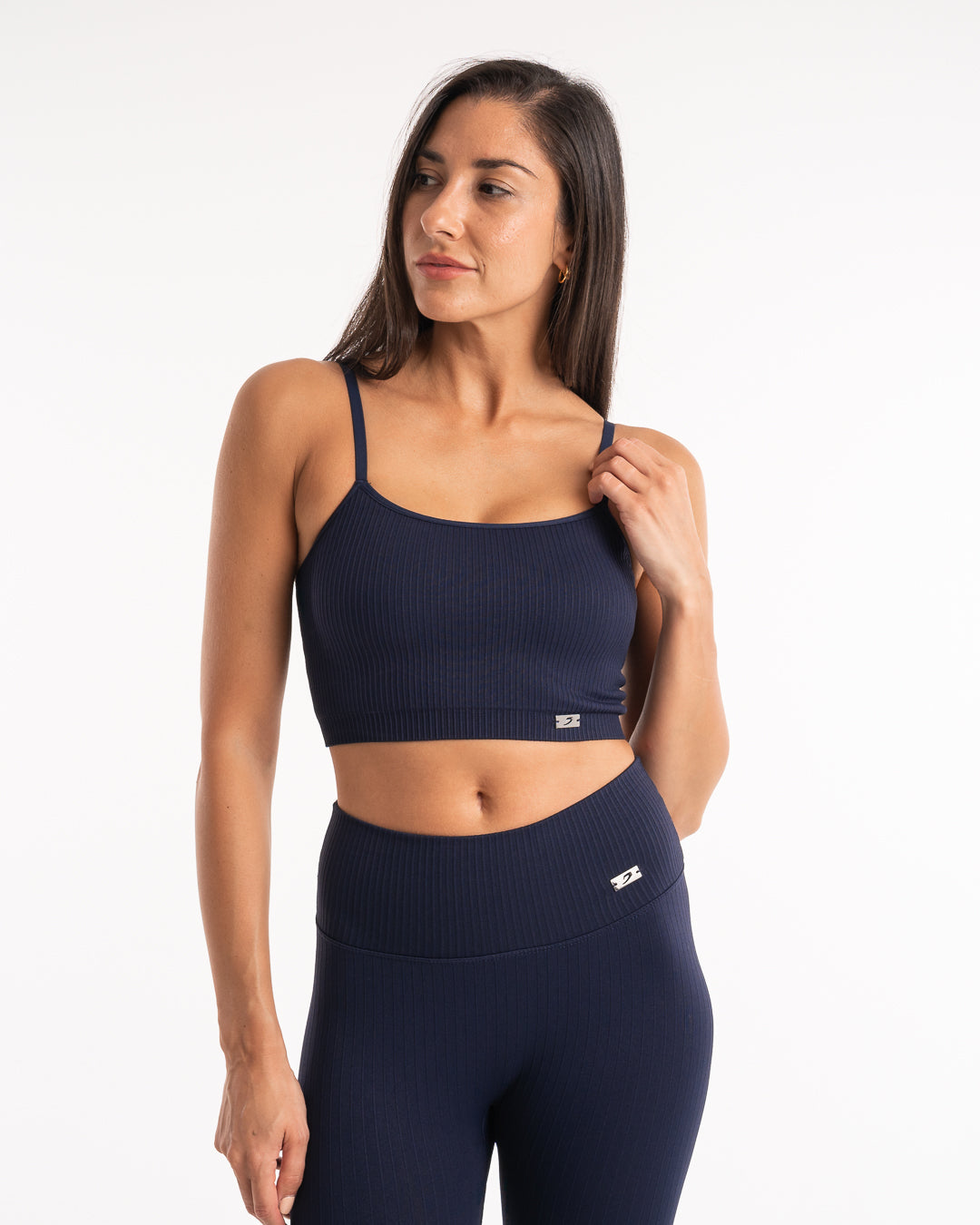 Alejandra Tank Bra - Navy | BOXRAW
