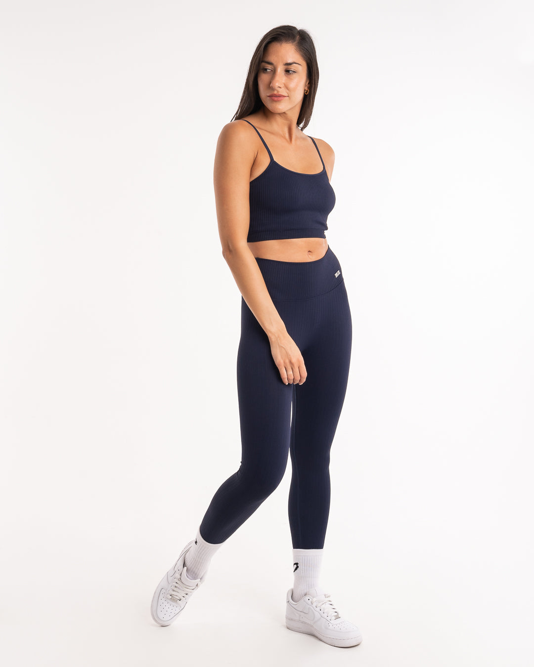 Alejandra Tank Bra - Navy | BOXRAW