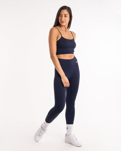 Alejandra Tank Bra - Navy | BOXRAW