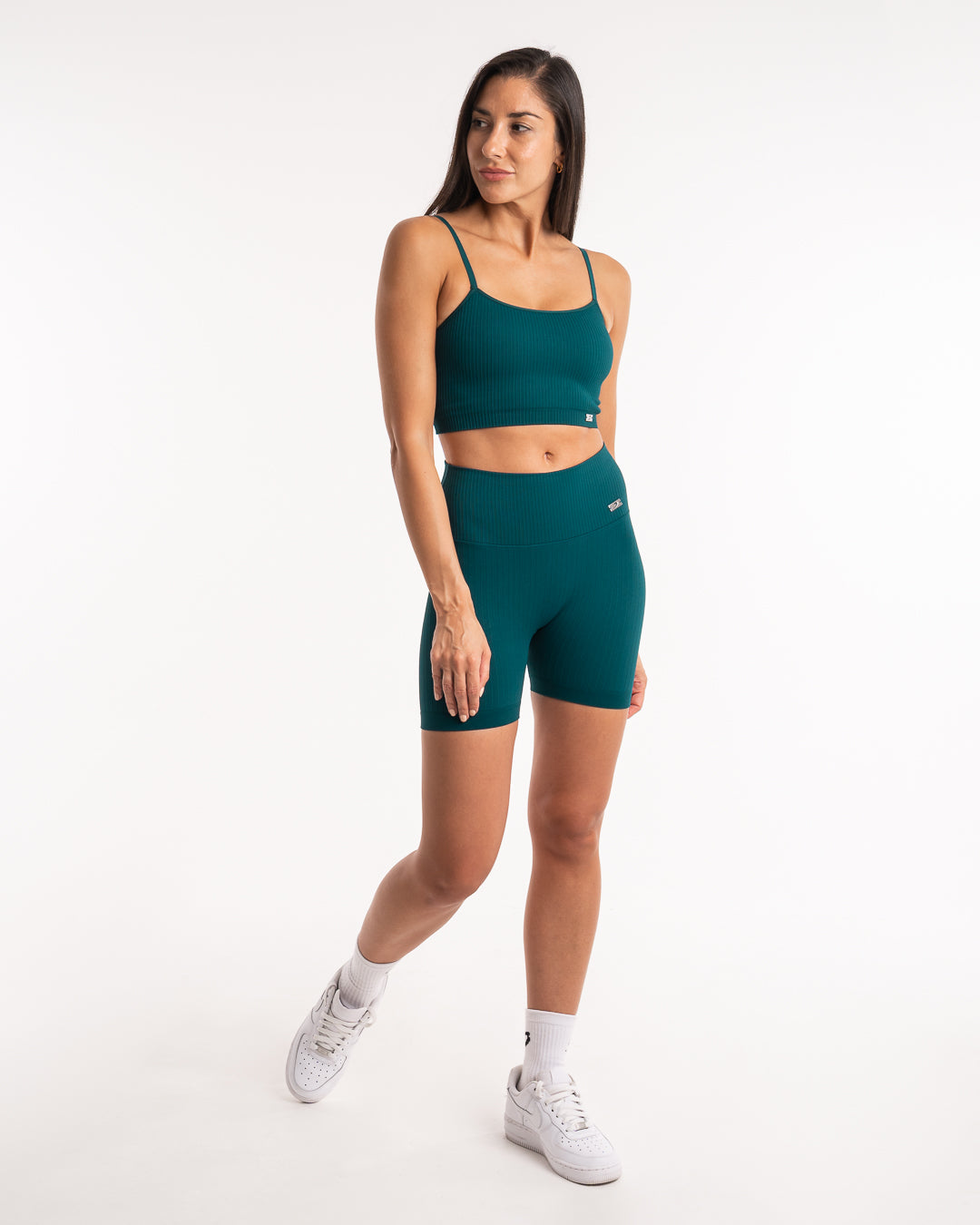 Alejandra Cycling Shorts - Teal | BOXRAW