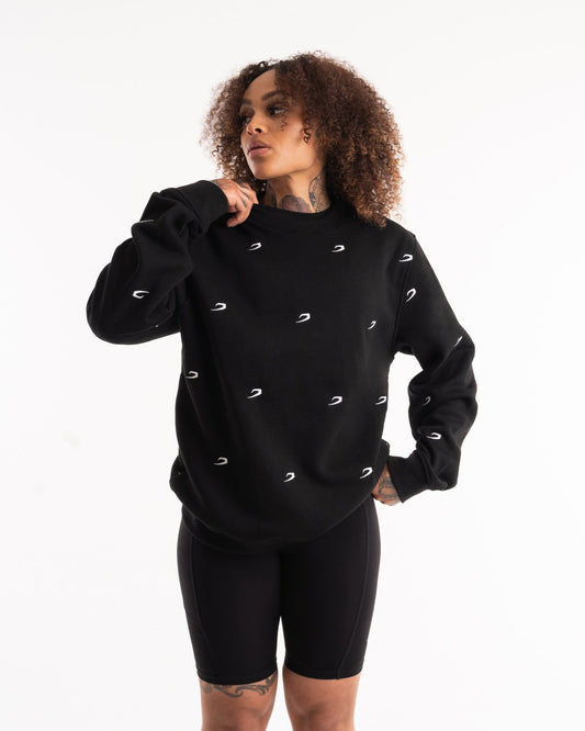 All Over Strike Sweatshirt - Black