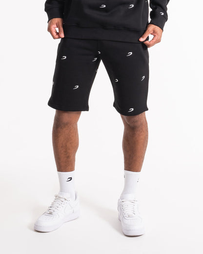 All Over Strike Shorts - Black