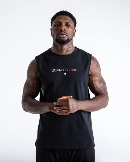 BOXRAW Boxing Is Love Tank Black