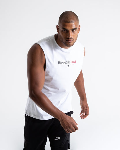 BOXRAW Boxing Is Love Tank White