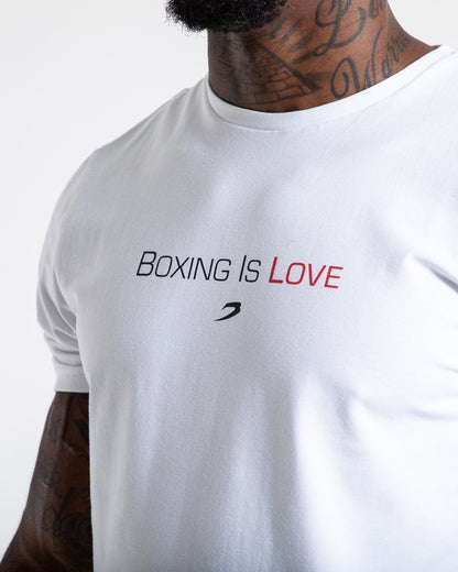 BOXRAW Boxing Is Love T-Shirt White