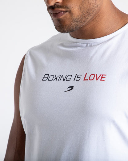 BOXRAW Boxing Is Love Tank White