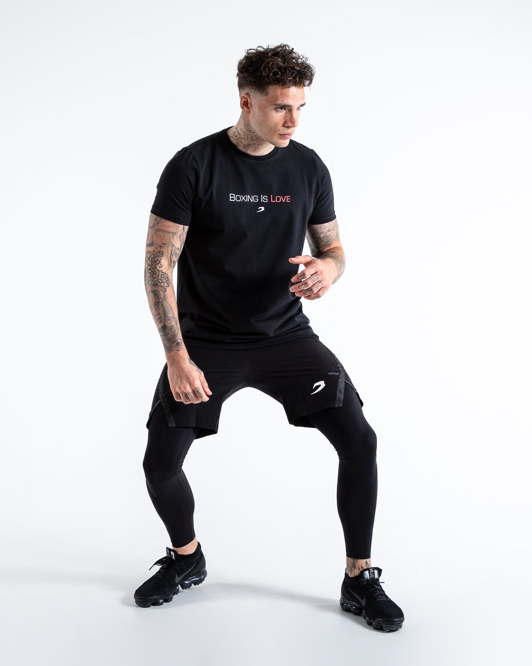 BOXRAW Boxing Is Love T-Shirt Black
