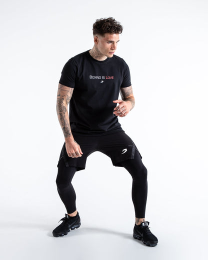 BOXRAW Boxing Is Love T-Shirt Black