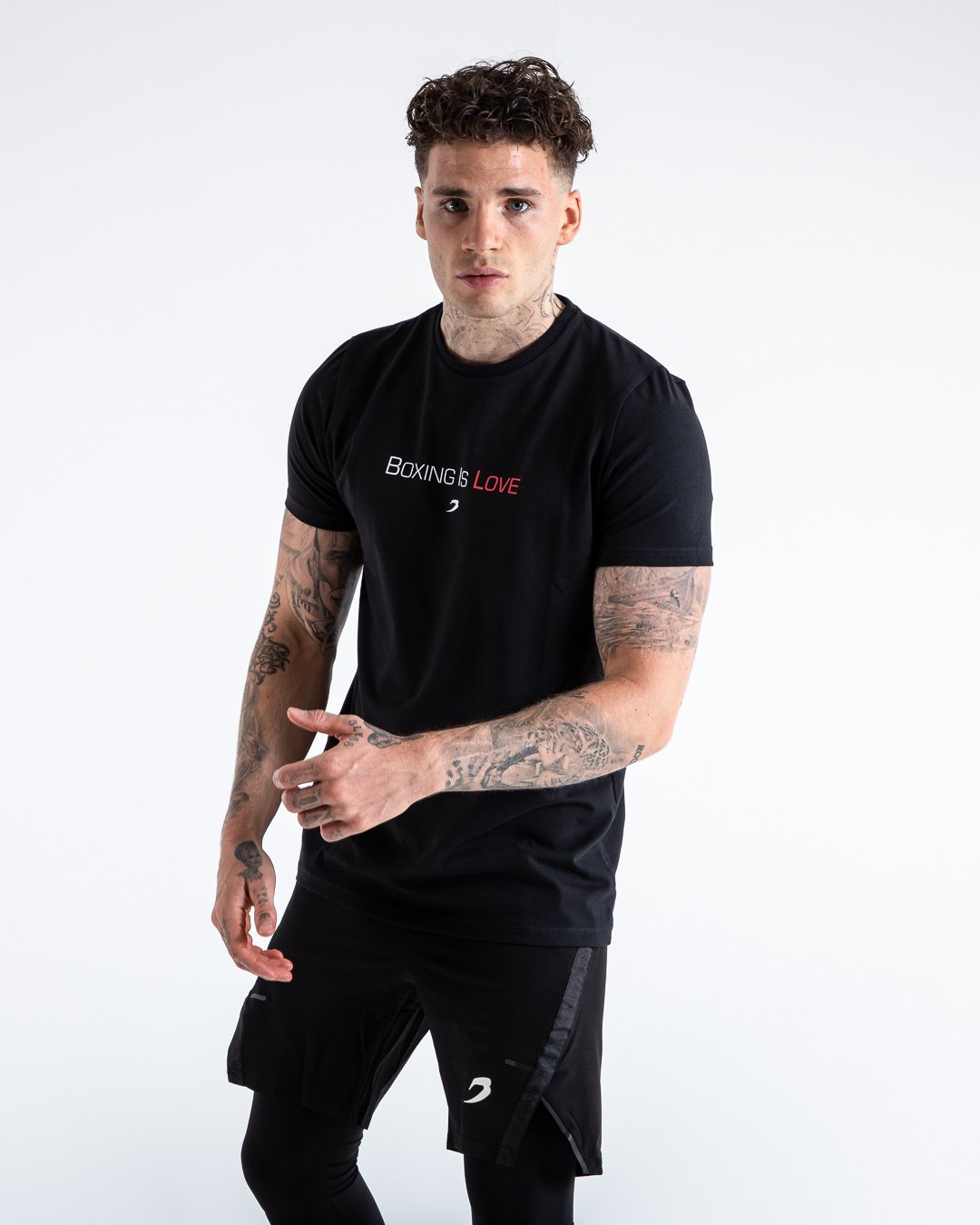 BOXRAW Boxing Is Love T-Shirt Black