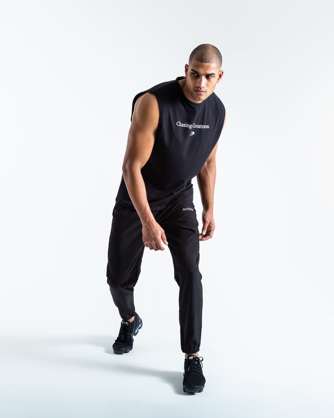 BOXRAW Chasing Greatness Muscle Tank - Black