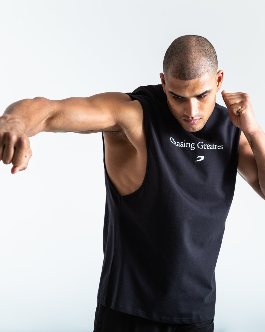 BOXRAW Chasing Greatness Muscle Tank - Black