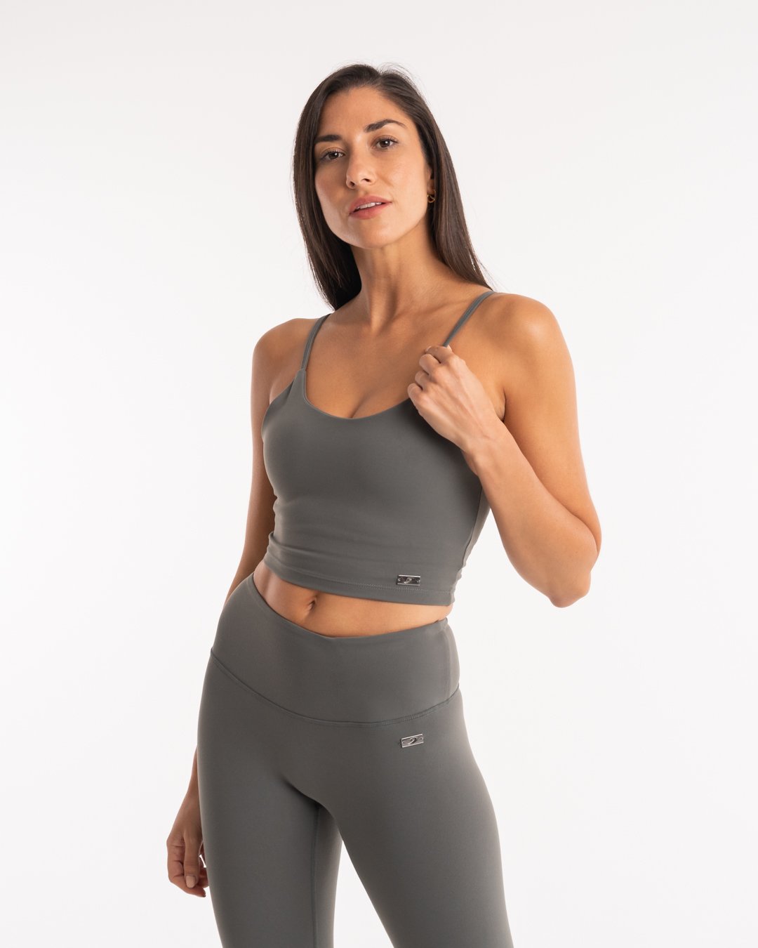Delia Tank Bra - Khaki