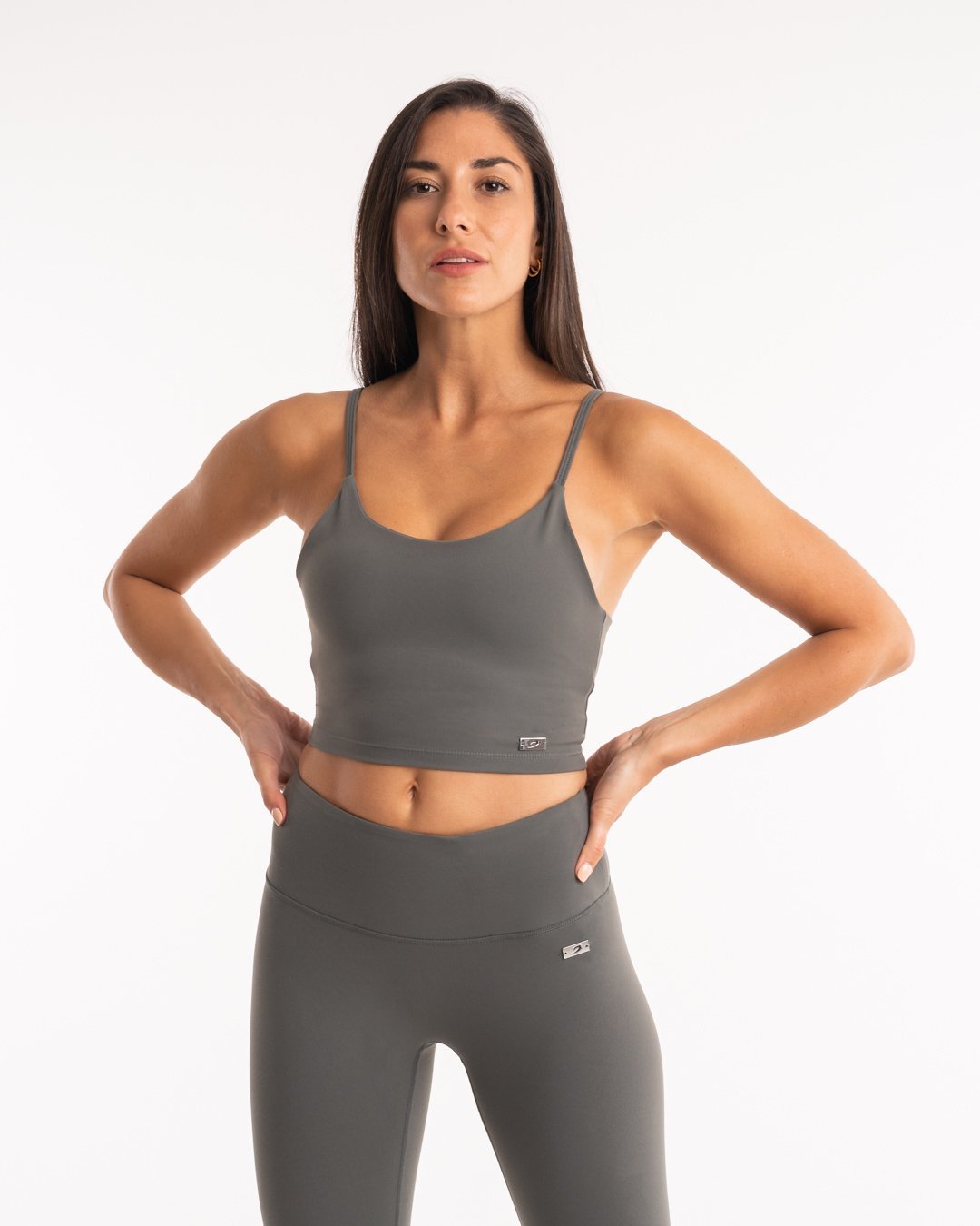 Delia Tank Bra - Khaki