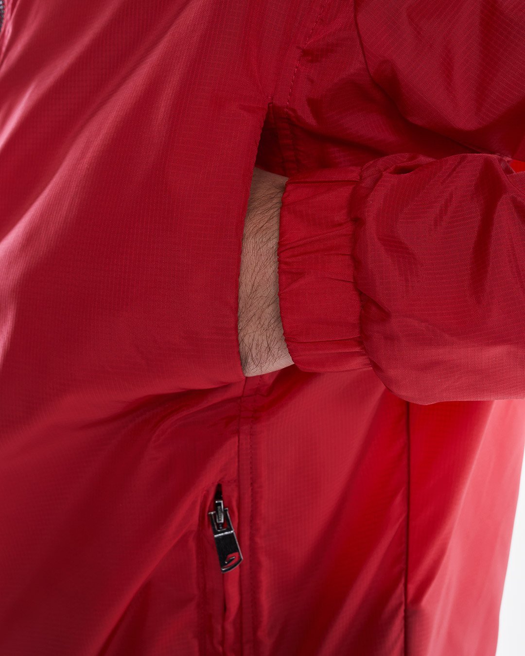 Dundee Windbreaker Jacket - Red - BOXRAW