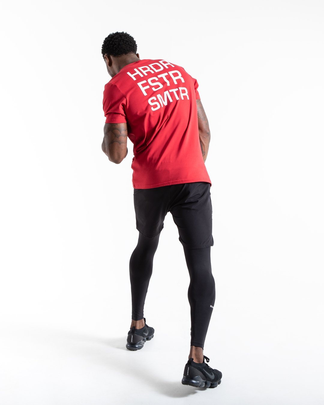 HRDR FSTR SMTR T-Shirt - Red