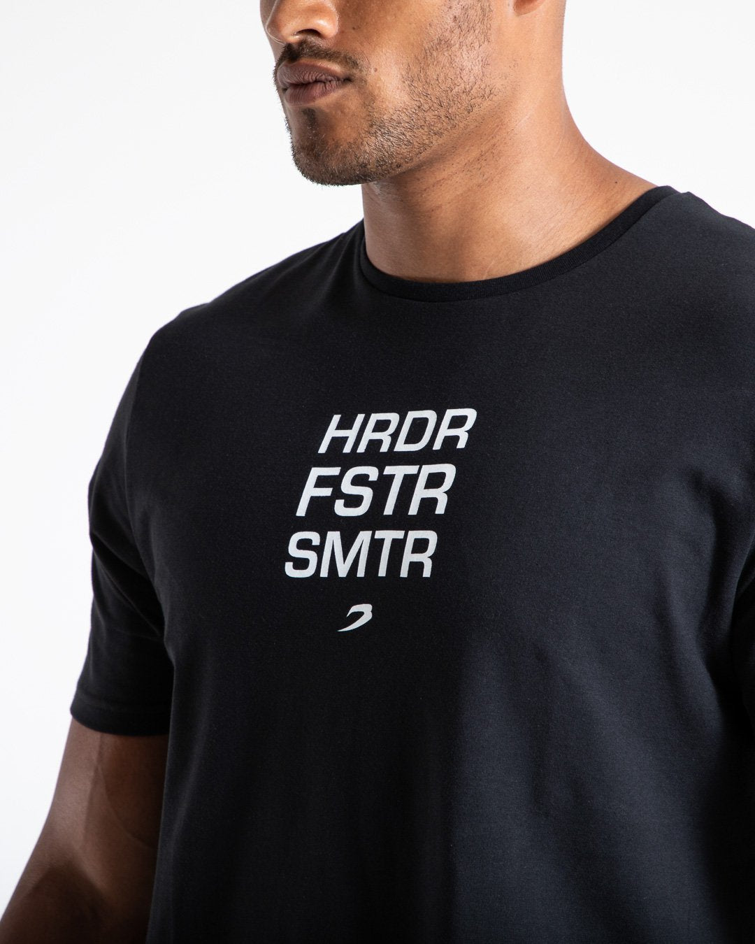 HRDR FSTR SMTR T-Shirt - Black