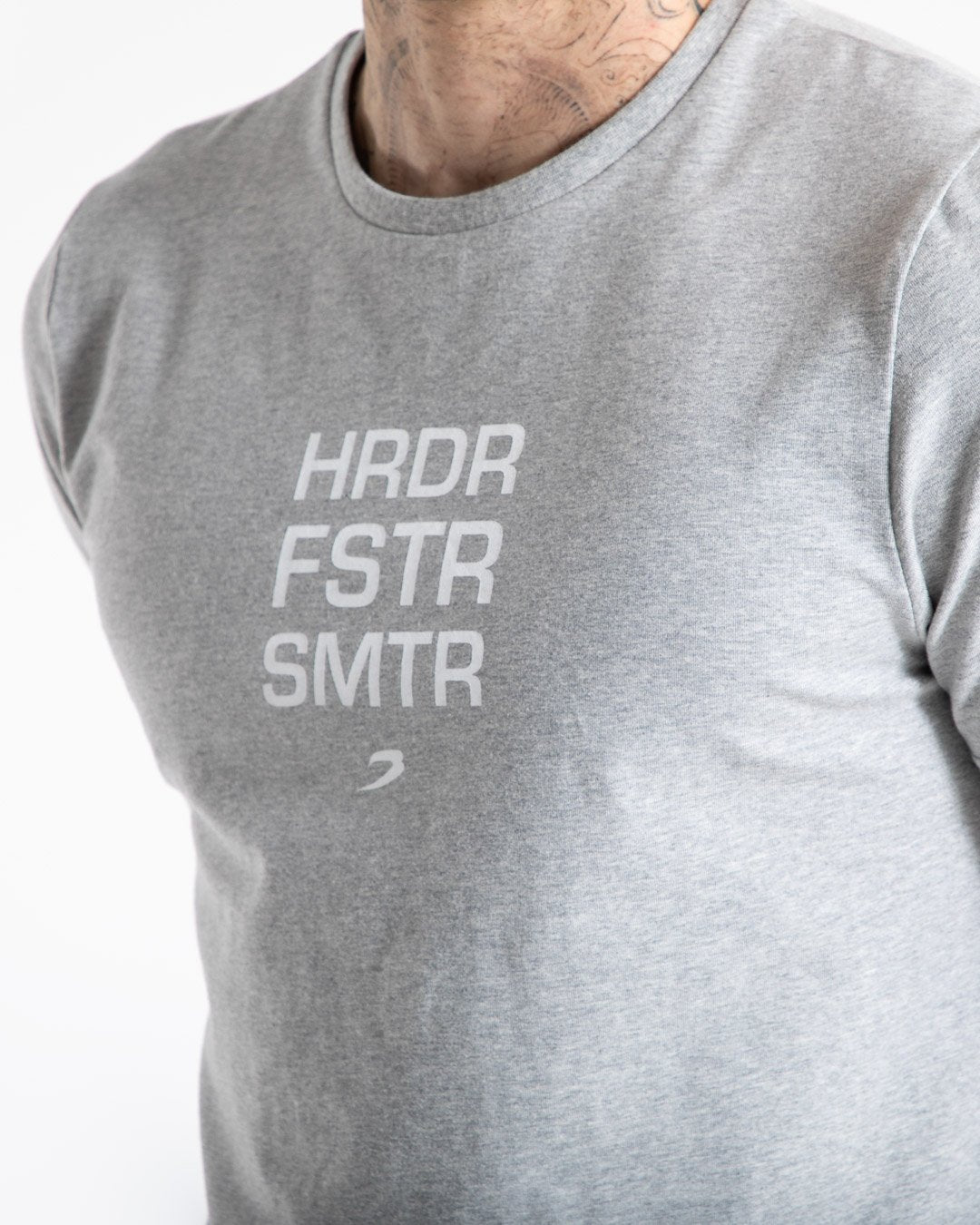 HRDR FSTR SMTR T-Shirt - Grey