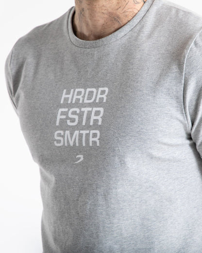 HRDR FSTR SMTR T-Shirt - Grey