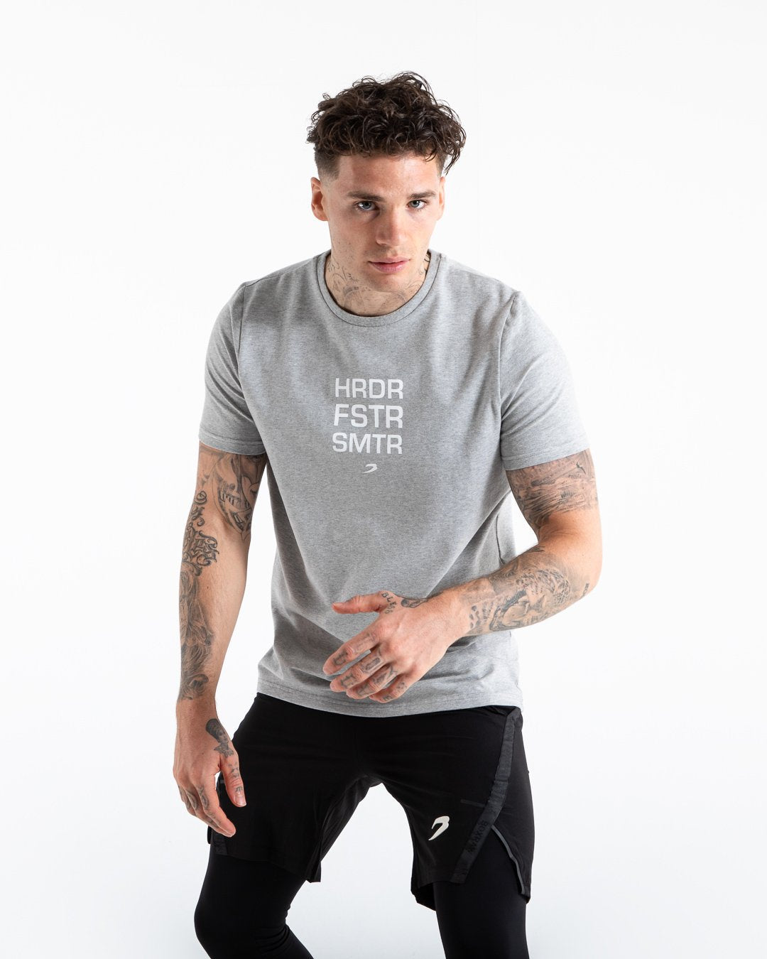 HRDR FSTR SMTR T-Shirt - Grey