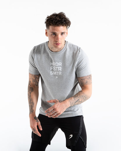 HRDR FSTR SMTR T-Shirt - Grey