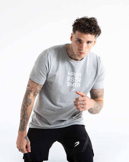 HRDR FSTR SMTR T-Shirt - Grey