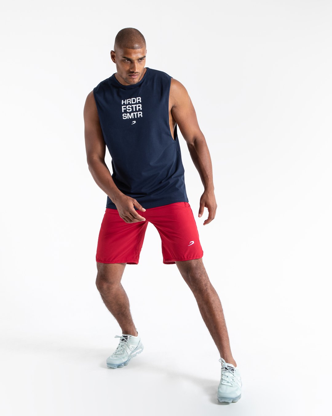 HRDR FSTR SMTR Muscle Tank - Navy
