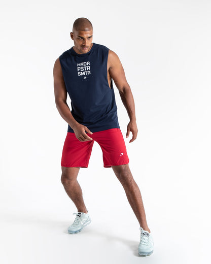 HRDR FSTR SMTR Muscle Tank - Navy