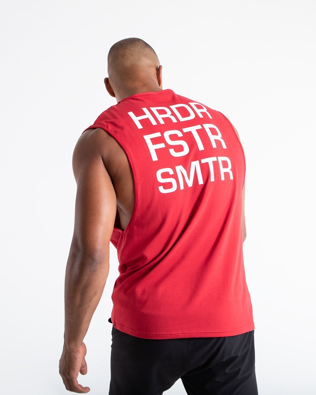 HRDR FSTR SMTR Muscle Tank - Red