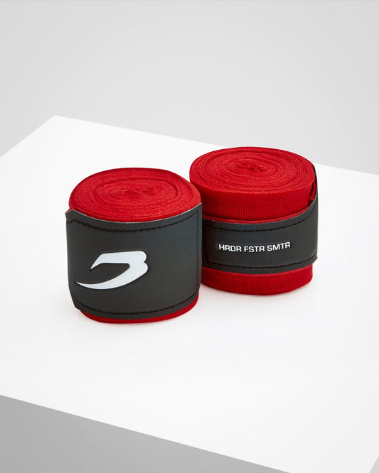 3M Hand Wraps - Neon Red - Boxraw