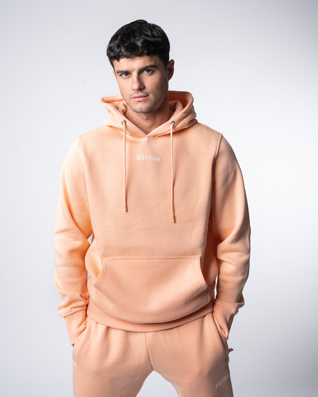 Johnson Hoodie - Salmon | BOXRAW