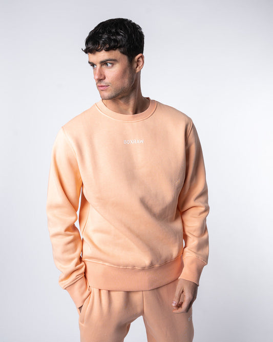 Johnson Sweatshirt - Salmon | BOXRAW