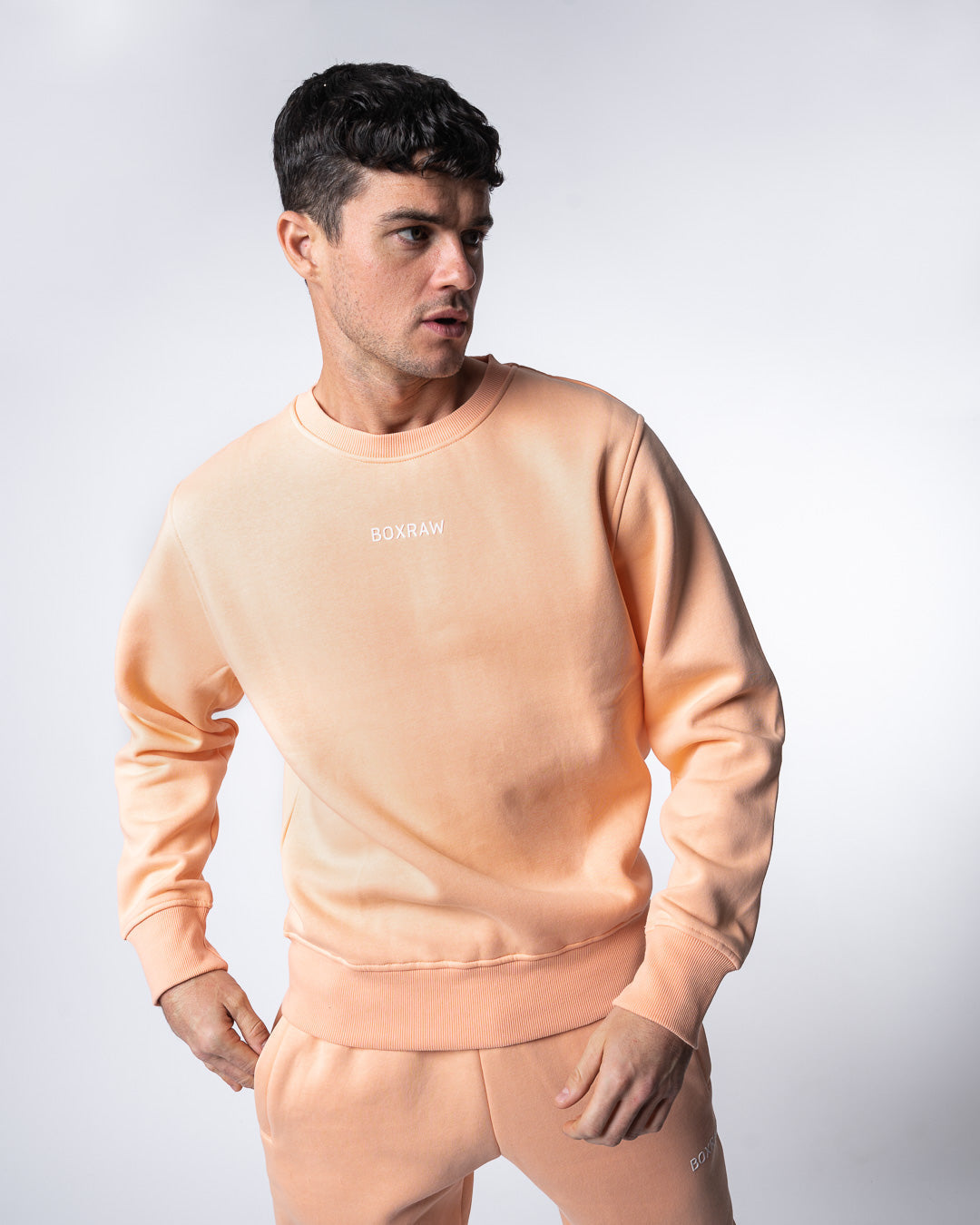 Johnson Sweatshirt - Salmon | BOXRAW