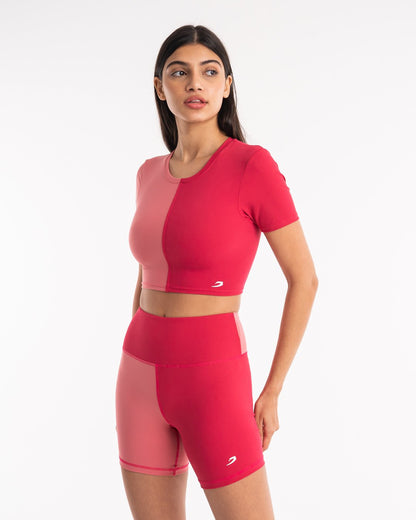 Lisa Crop Top - Pink | BOXRAW