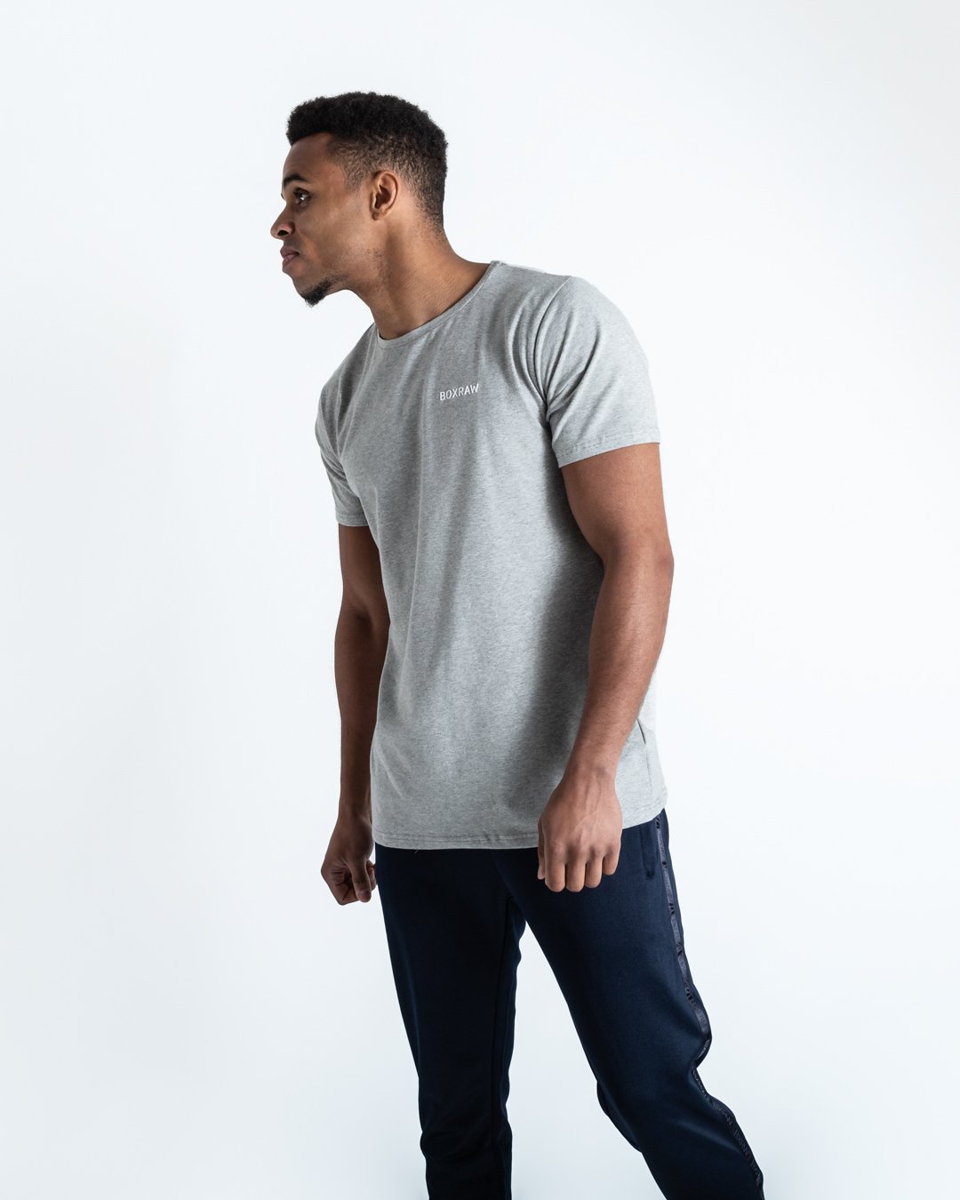 BOXRAW Logo T-Shirt - Grey