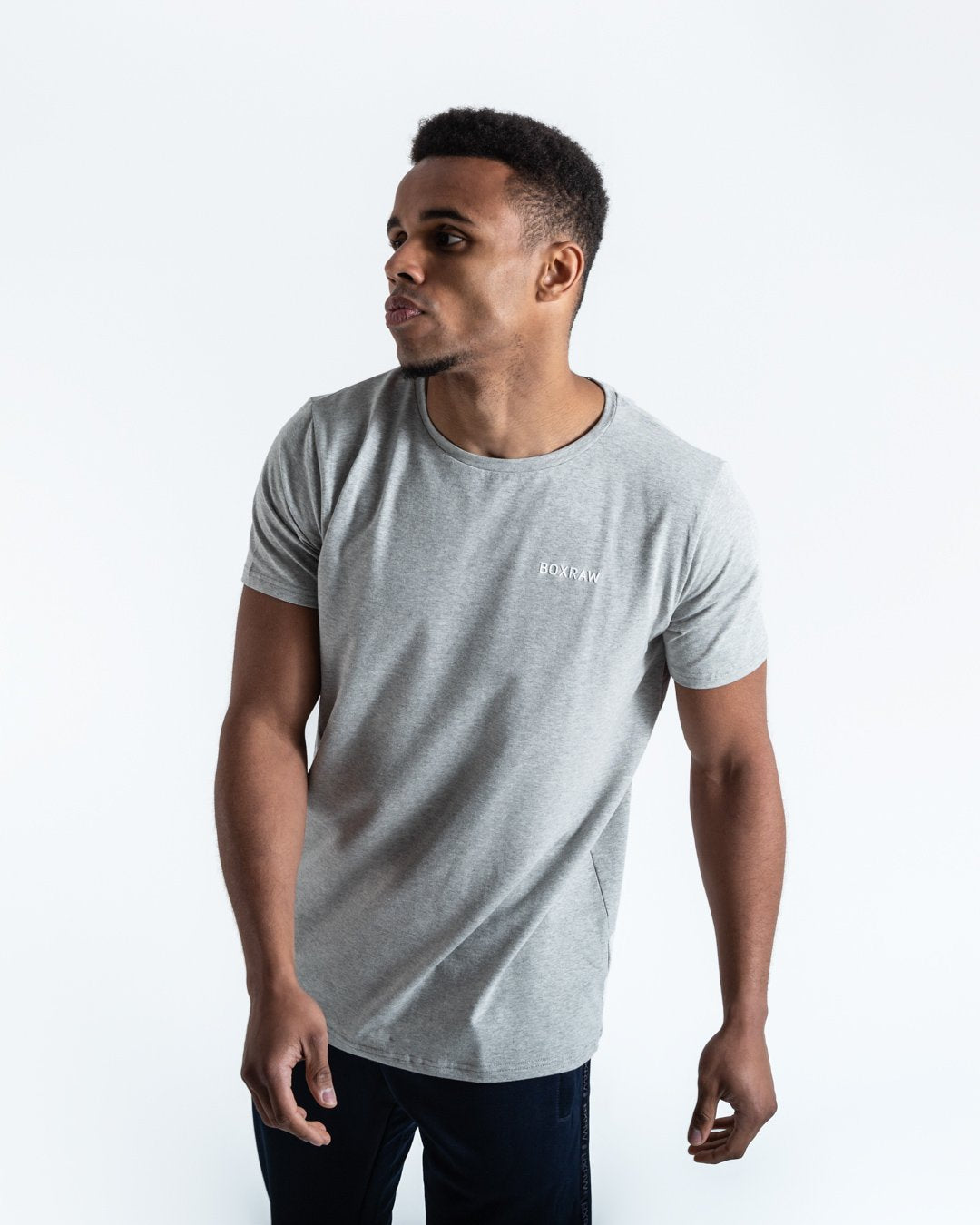 BOXRAW Logo T-Shirt - Grey