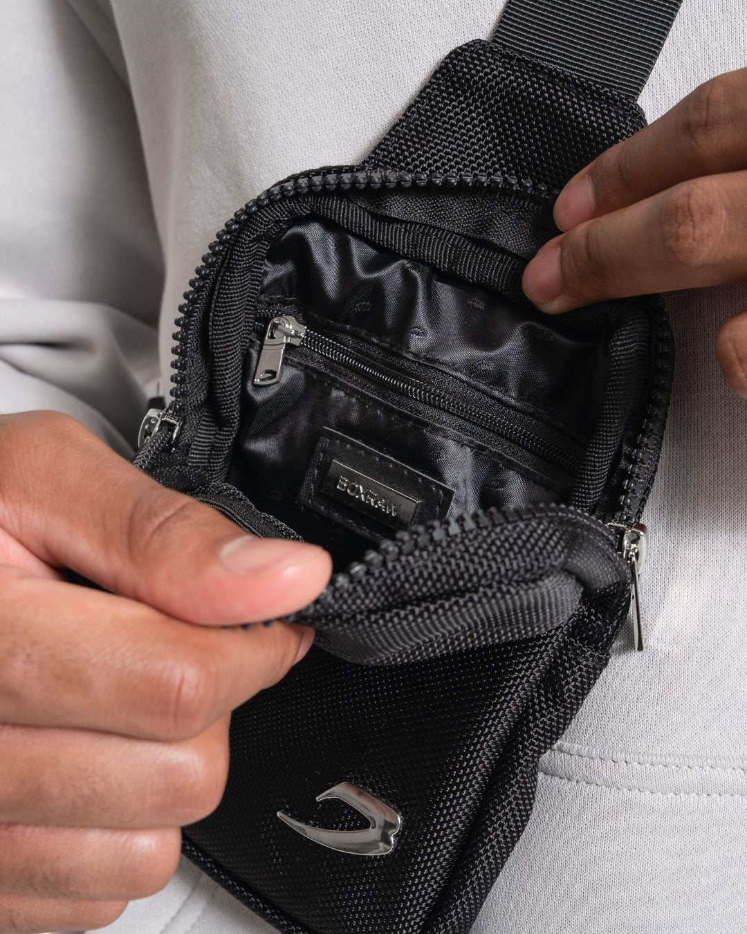 BOXRAW Cross Body Bag - Black | BOXRAW