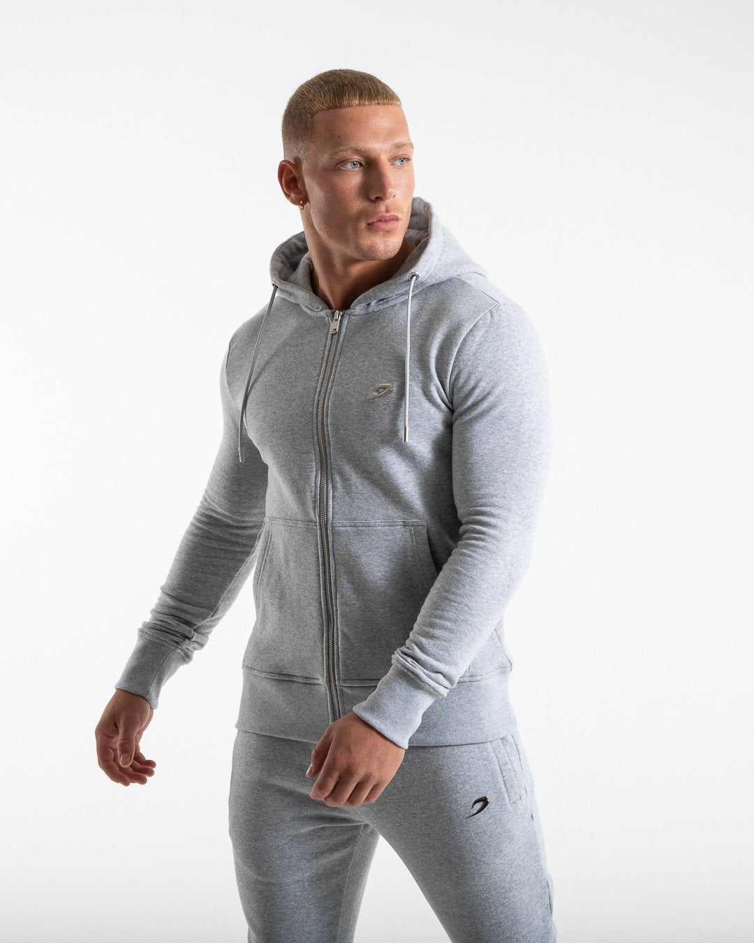 Marciano Zip Hoodie - Grey