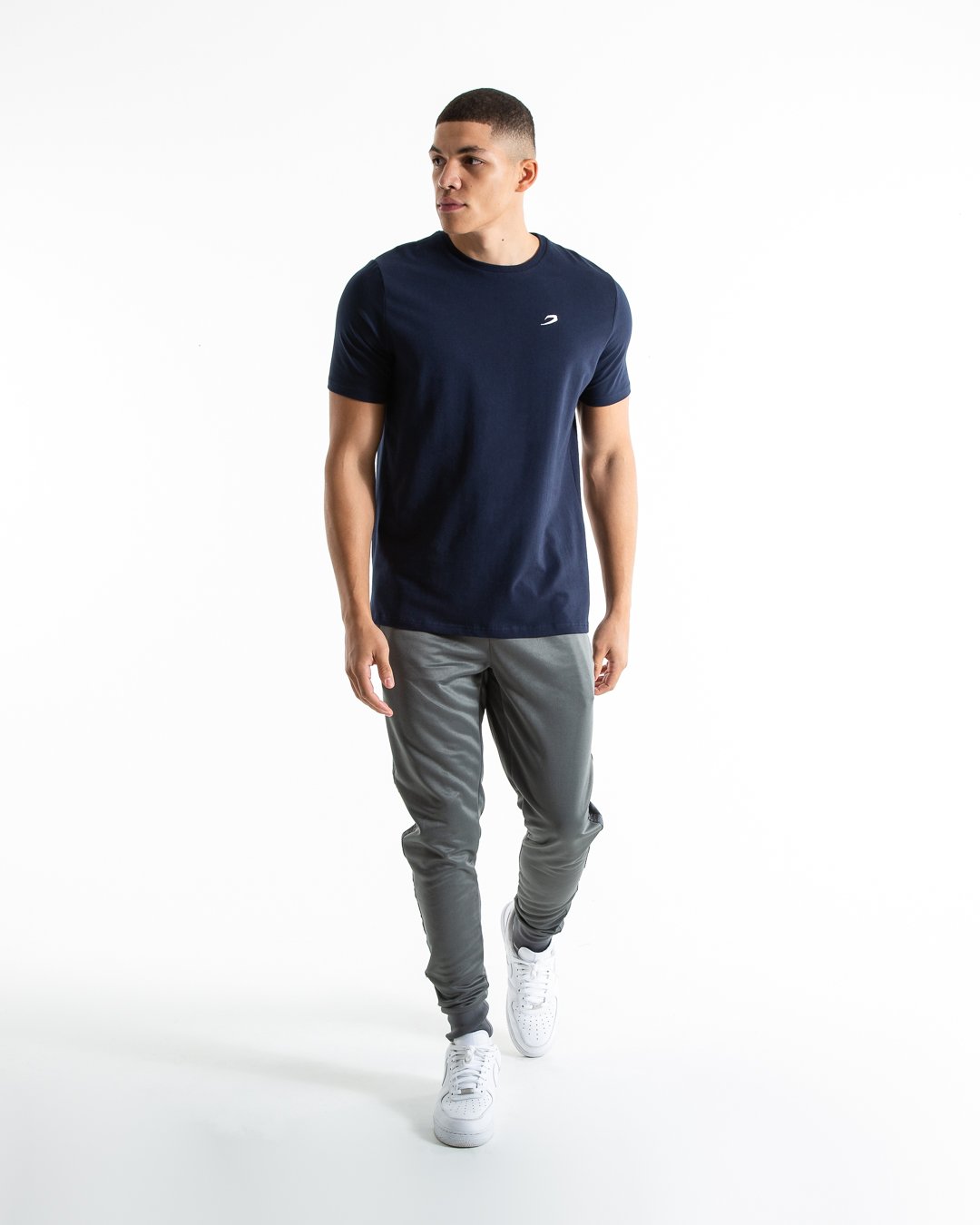Strike T-Shirt - Navy - BOXRAW
