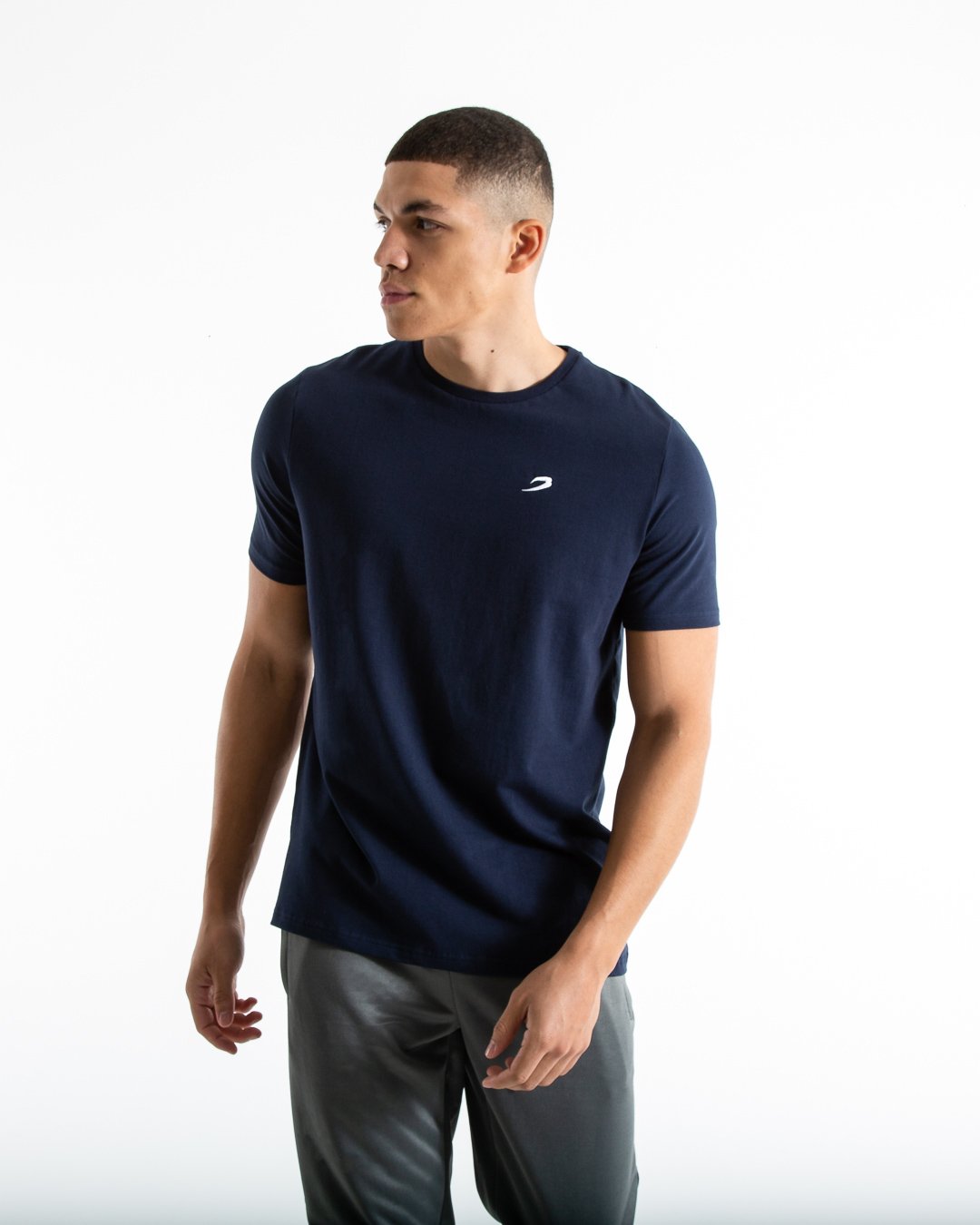 Strike T-Shirt - Navy - BOXRAW