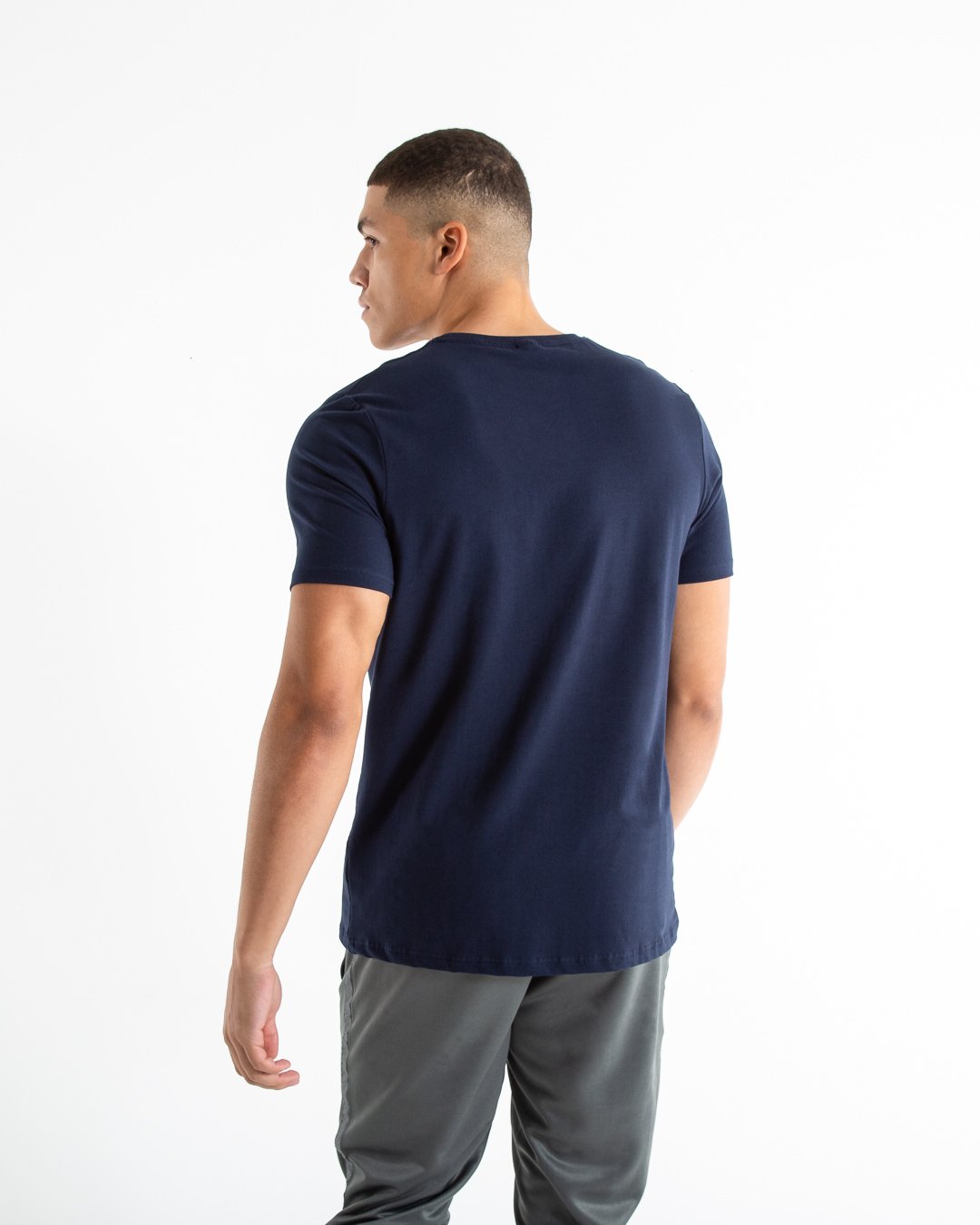 Strike T-Shirt - Navy - BOXRAW